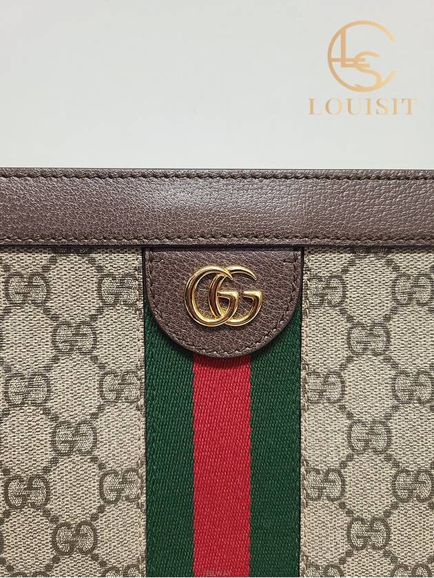 Luxury Gucci Trending 2025 Used luxury goods Lewis It GG Supreme Ophidia chain shoulder bag small