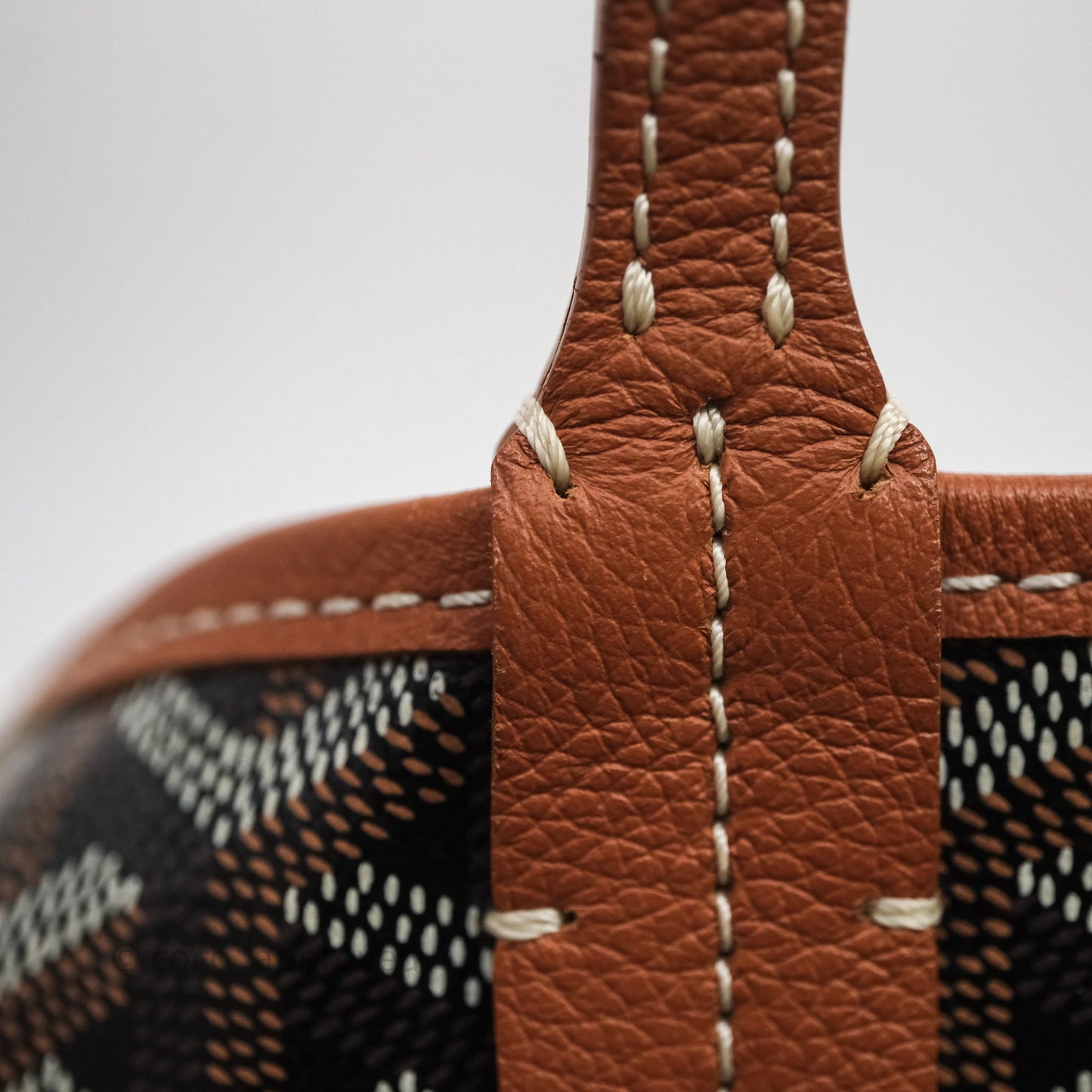 Goyard St Louis Tote GM Tan Black