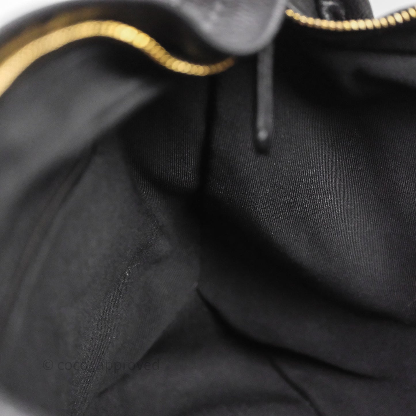 Chanel Hobo Bag Black Calfskin Aged Gold Hardware