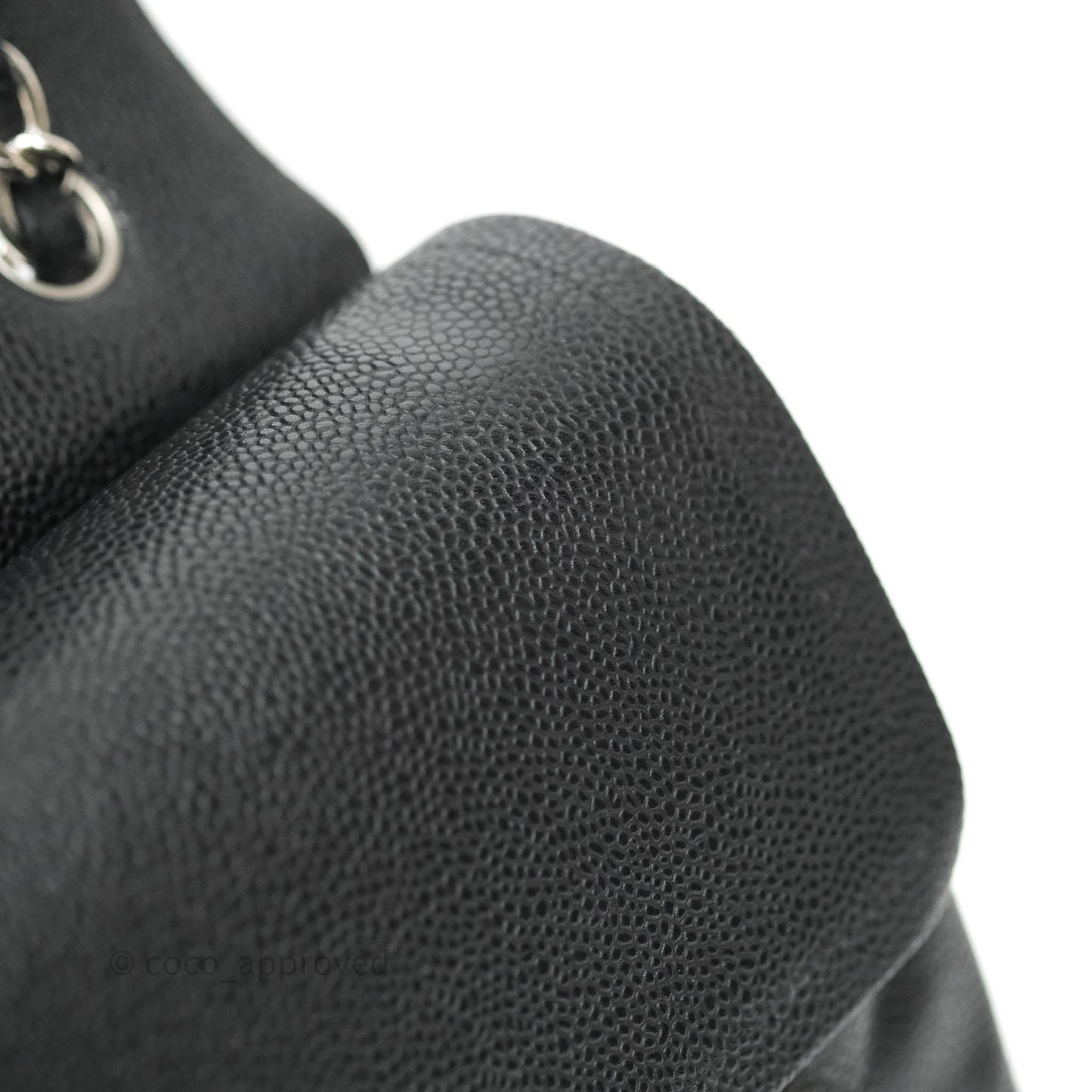 Chanel Jumbo Double Flap Black Caviar Silver Hardware⁣⁣
