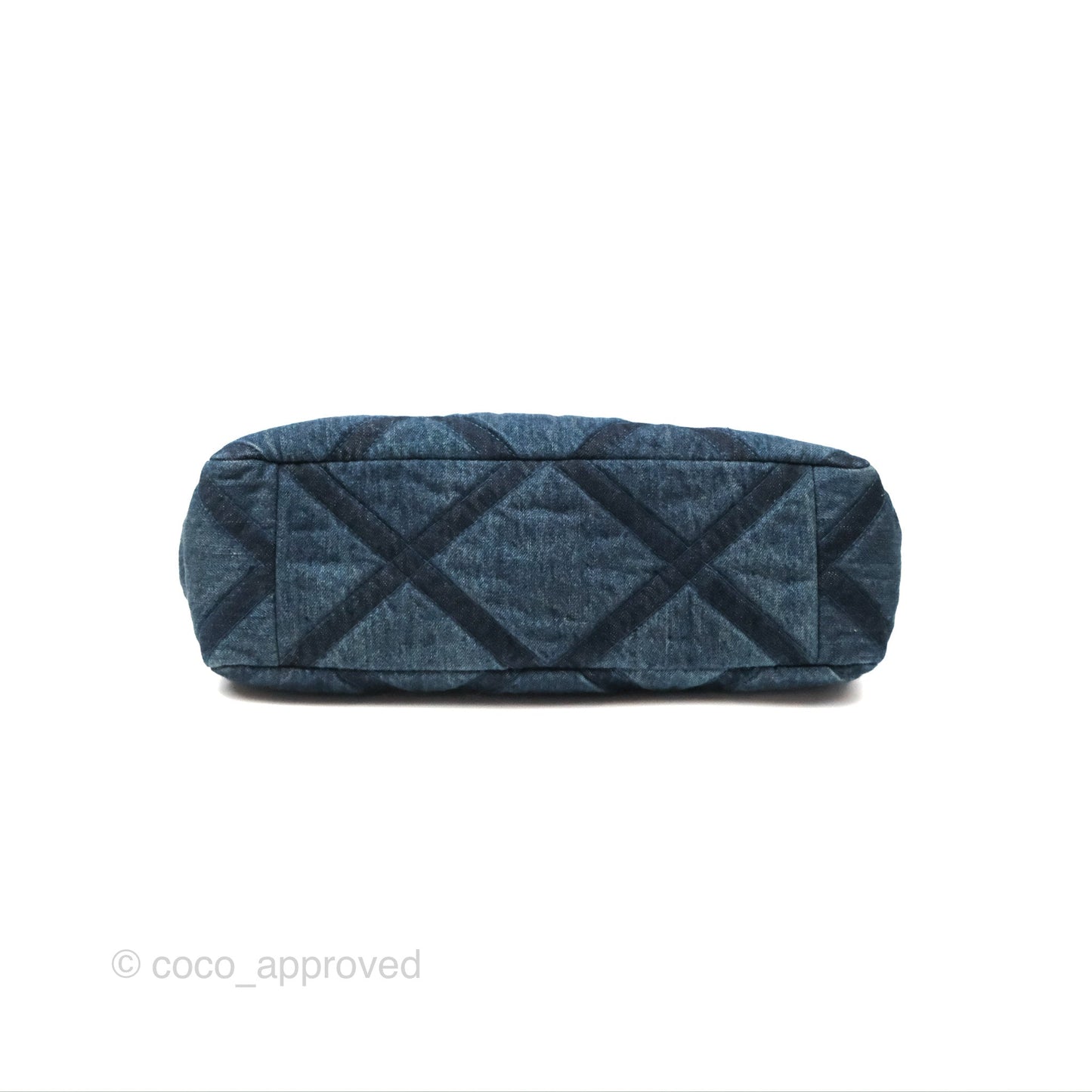 Chanel 19 Tote Quilted Denim Mixed Hardware 23C