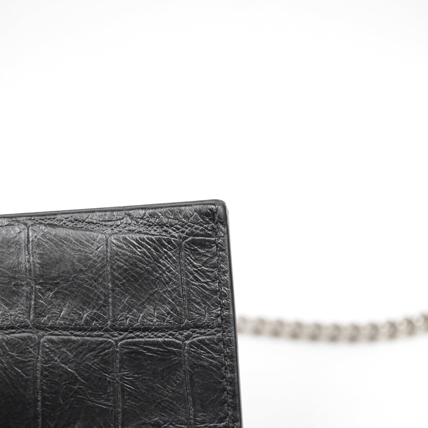 Saint Laurent Kate Tassel Bag Black Silver Hardware