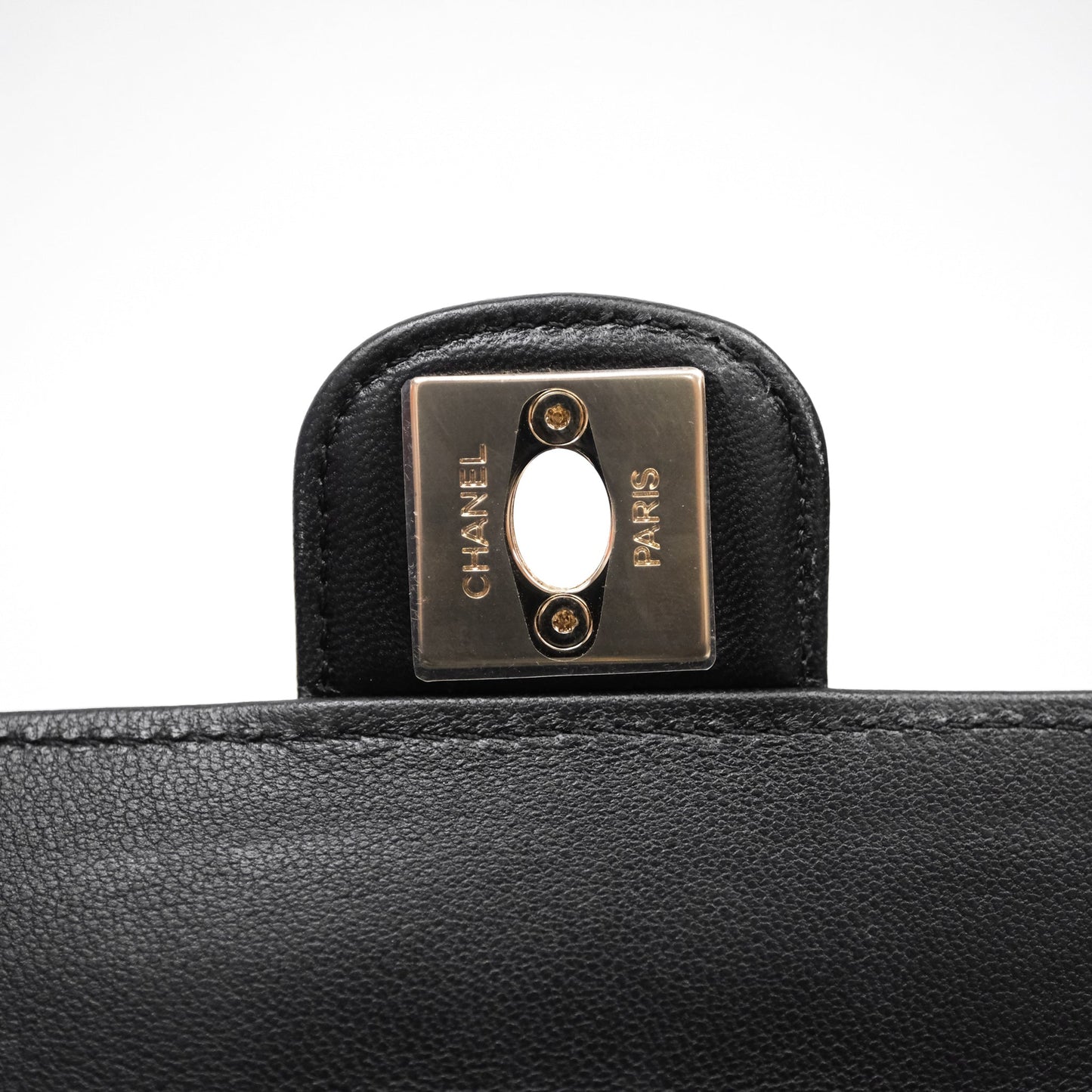 Chanel Small Heart Bag Black Lambskin Gold Hardware
