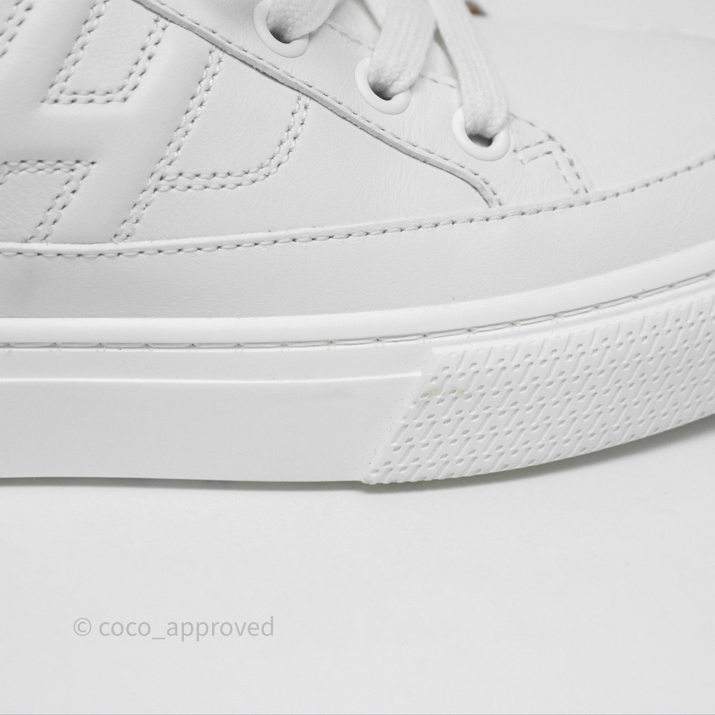 Hermès Deep Sneaker Calfskin White Size 37