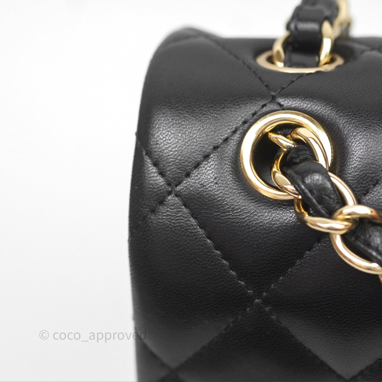 Chanel Jumbo Double Flap Black Lambskin Gold Hardware