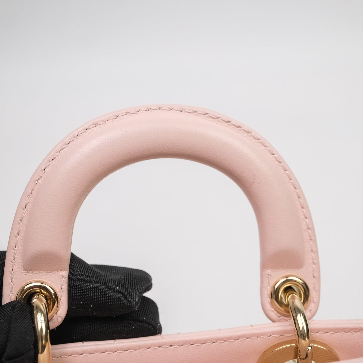 Dior Micro Lady D-Joy Bag Powder Pink Cannage Lambskin