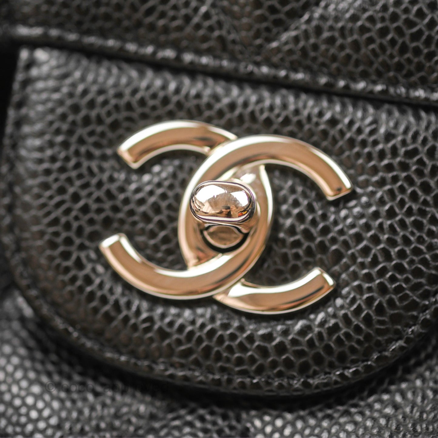 Chanel Jumbo Double Flap Black Caviar Silver Hardware⁣⁣