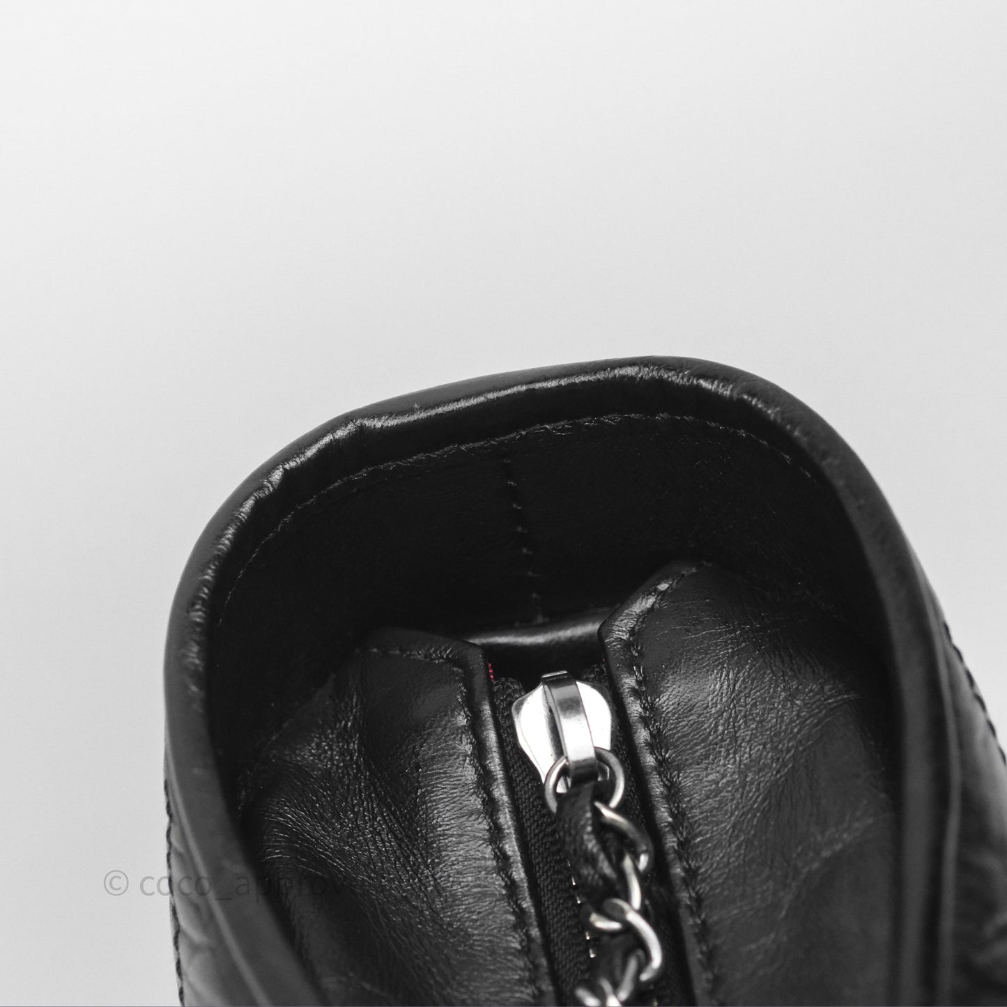 Chanel Large Gabrielle Hobo Black Aged Calfskin Mixed Hardware