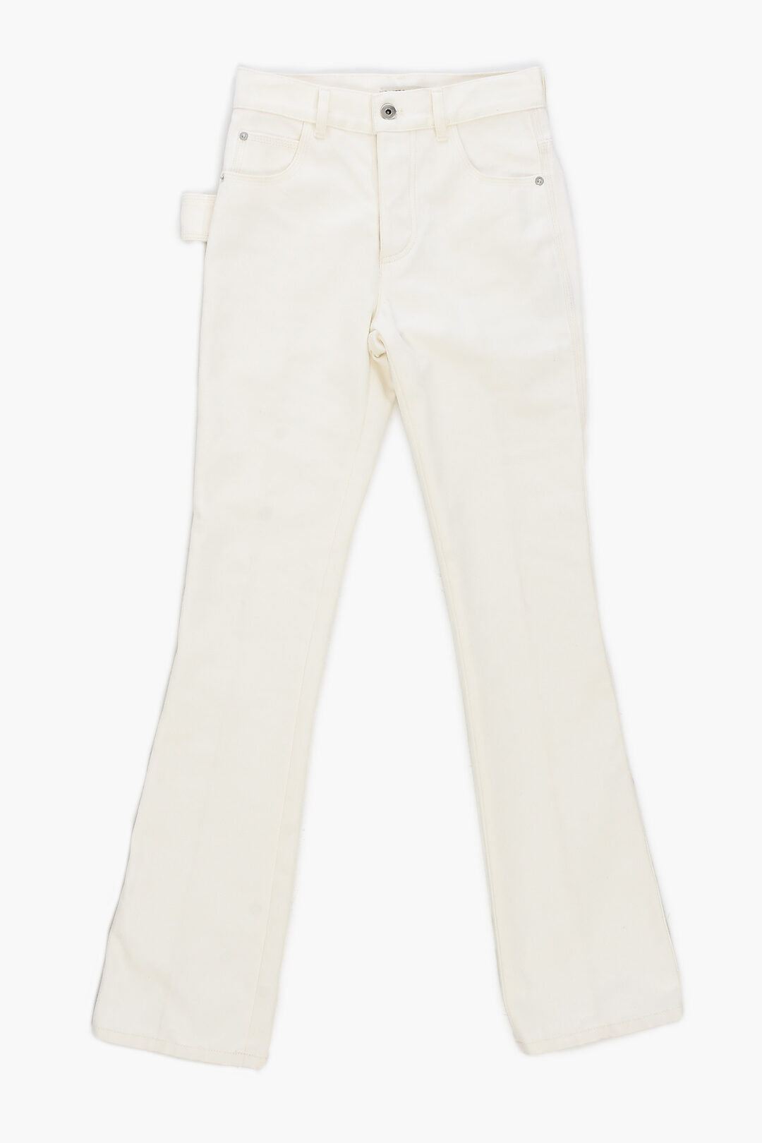 Luxury Bottega Veneta 5 Pocket Plain Colour Denim Pants