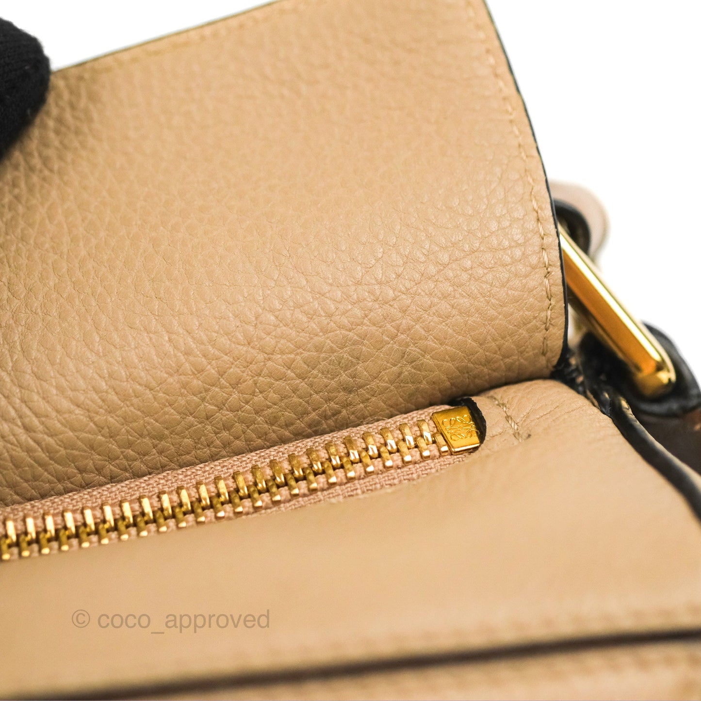 Loewe Small Puzzle Bag Sand Grained Calfskin