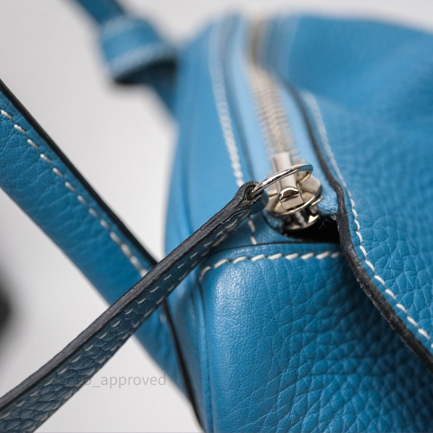 Hermès Lindy 30 Bleu Jean 75 Clemence Palladium Hardware