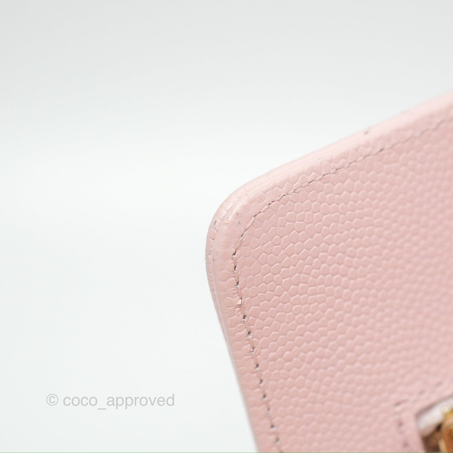 Chanel Quilted Classic Wallet On Chain WOC Pink Caviar Gold Hardware