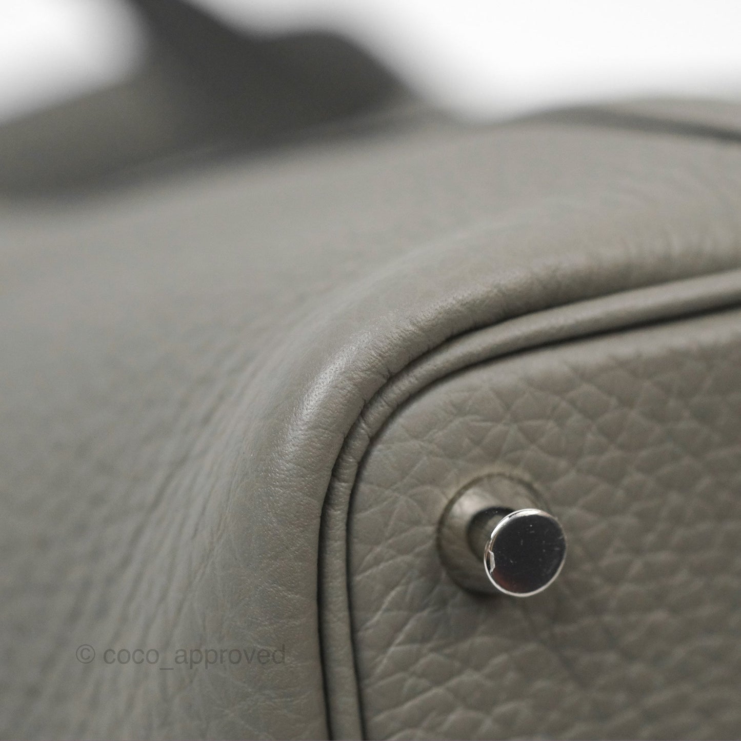Hermès Picotin Lock 18 Gris Meyer 0L Clemence Palladium Hardware