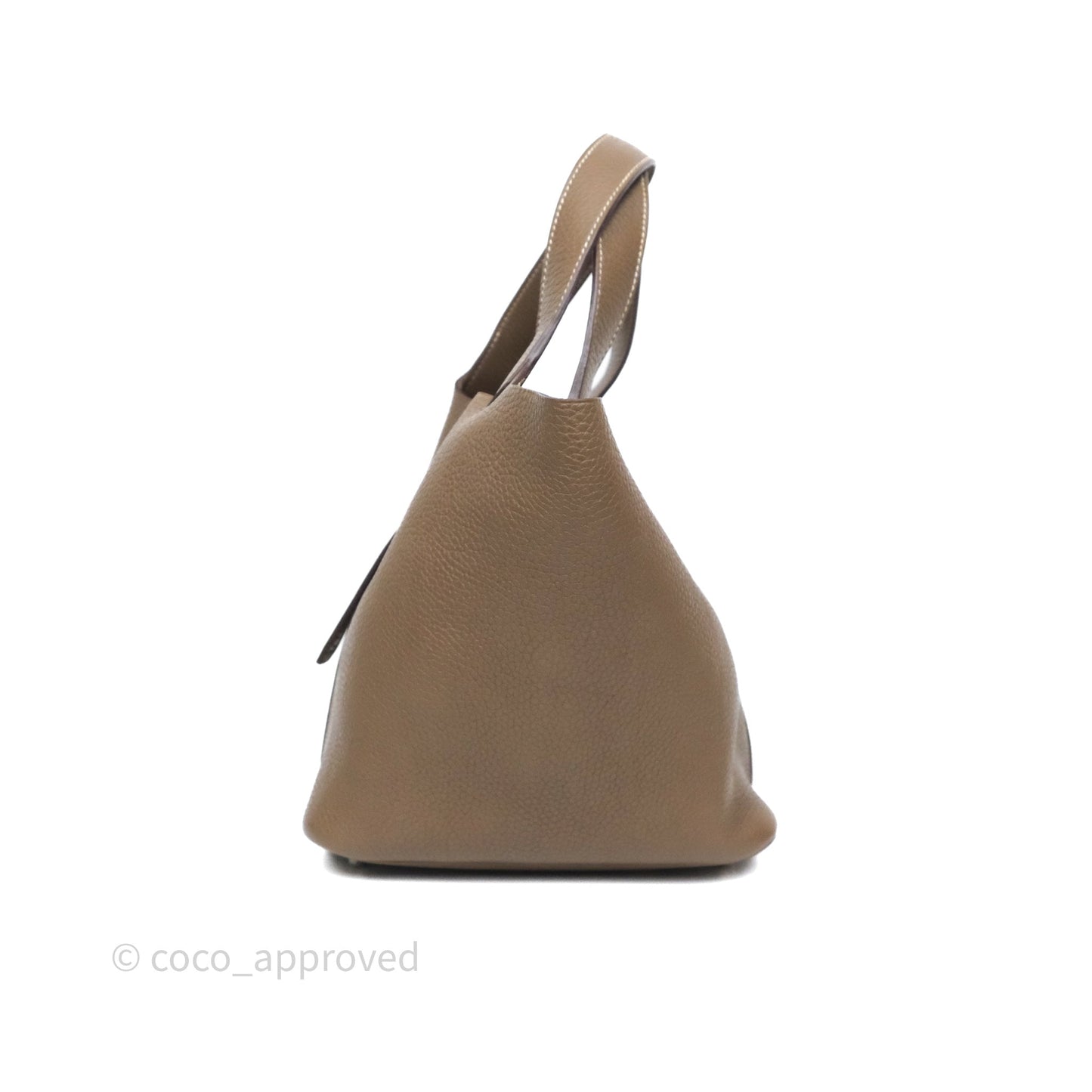 Hermès Picotin 22 Etoupe Clemence Palladium Hardware