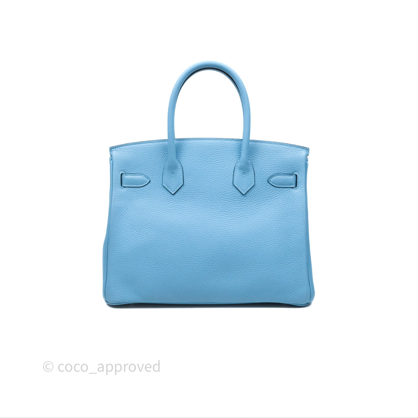 Hermès Birkin 30 Bleu De Nord Togo Palladium Hardware
