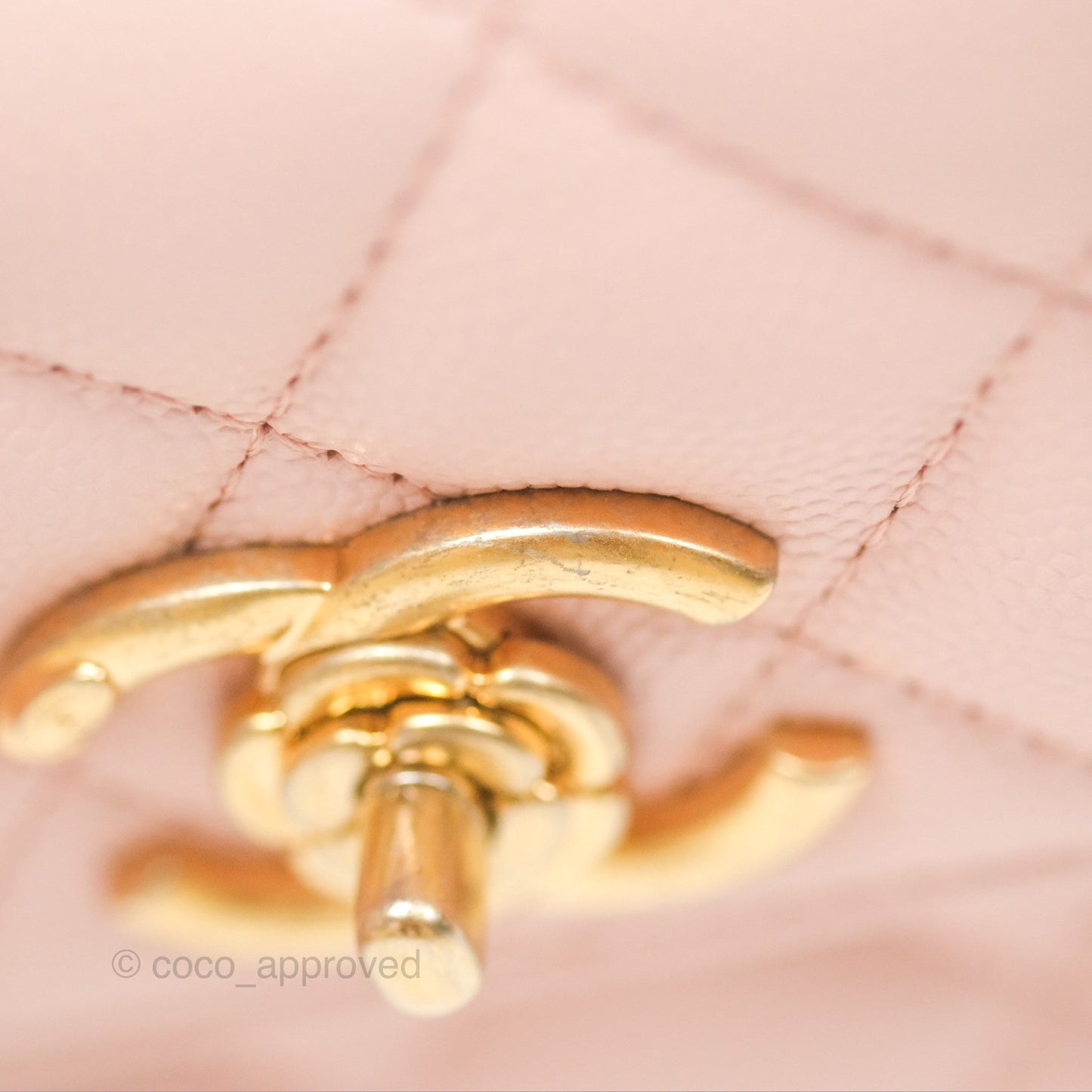 Chanel Mini WOC Phone Holder Pink Caviar Gold Hardware