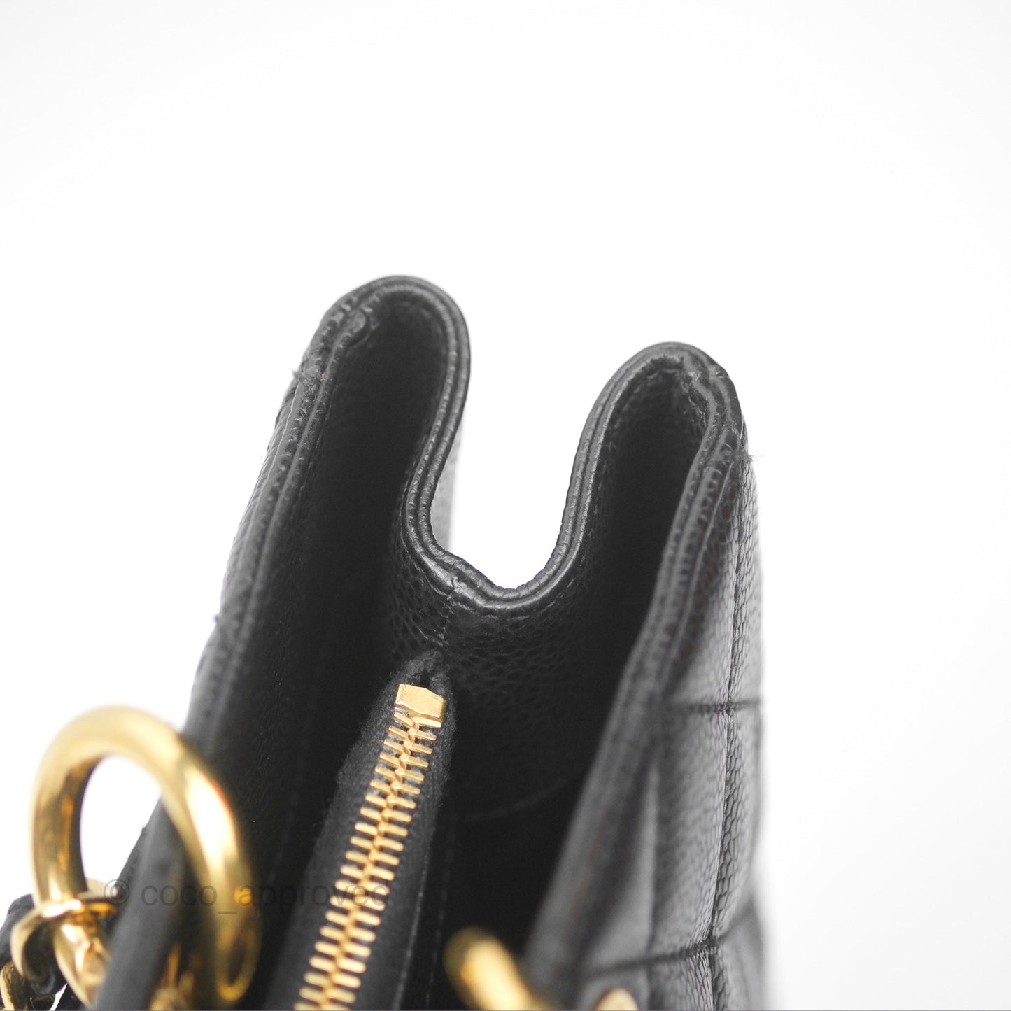 Chanel GST Black Caviar Gold Hardware
