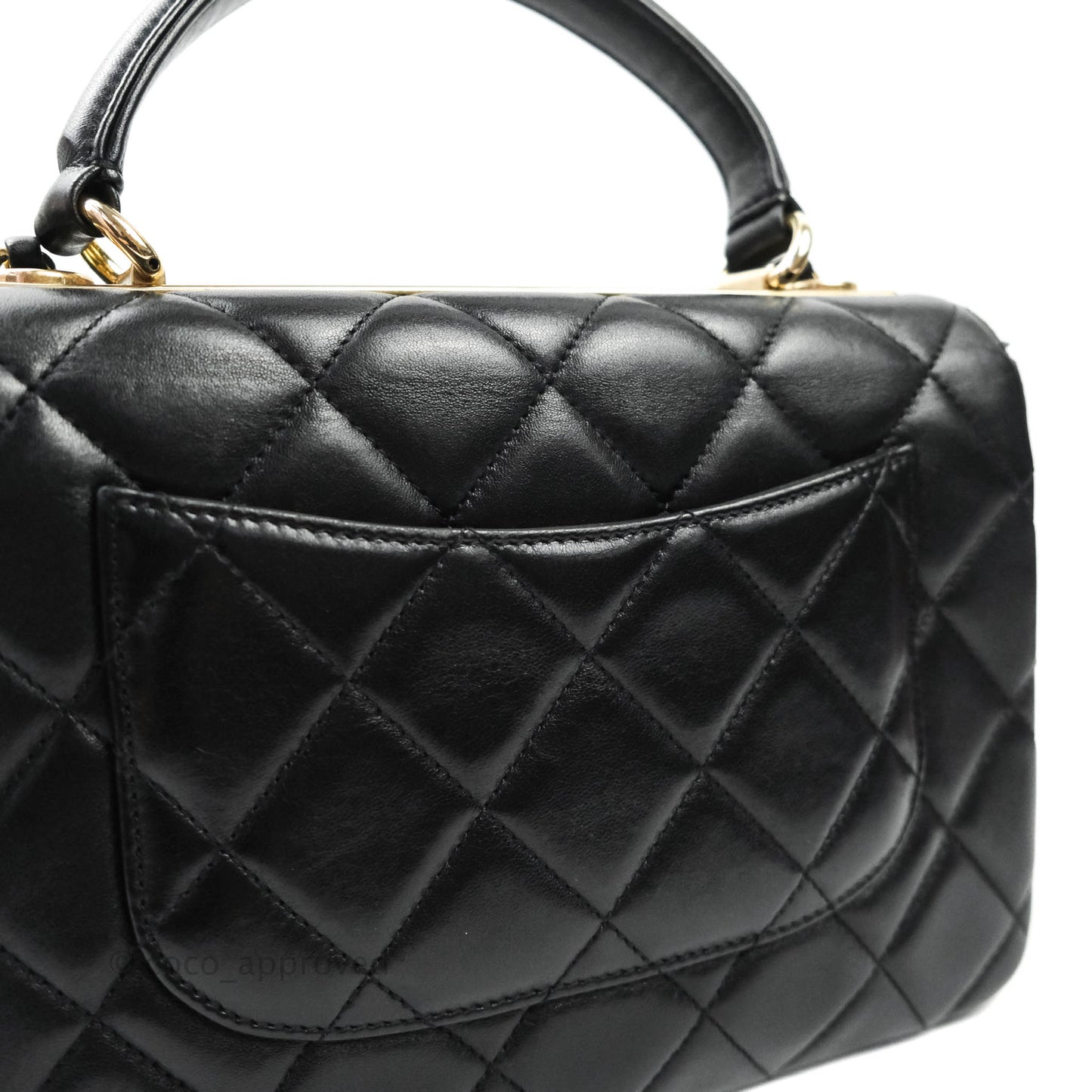 Chanel Trendy CC Small Black Lambskin Gold Hardware