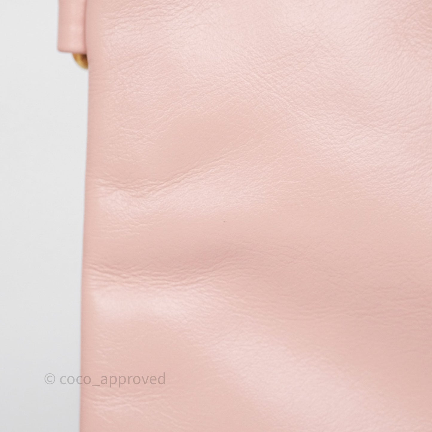 Chanel 22 Medium Pink Crumpled Calfskin Aged Gold Hardware