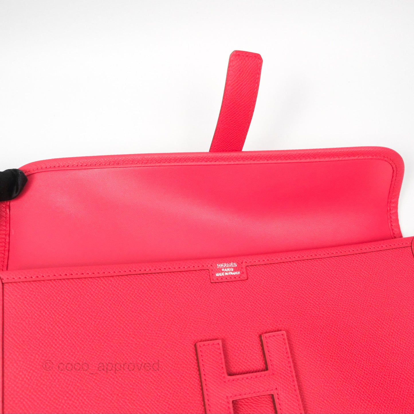 Hermès Jige Elan 29 Clutch Bougainville Epsom