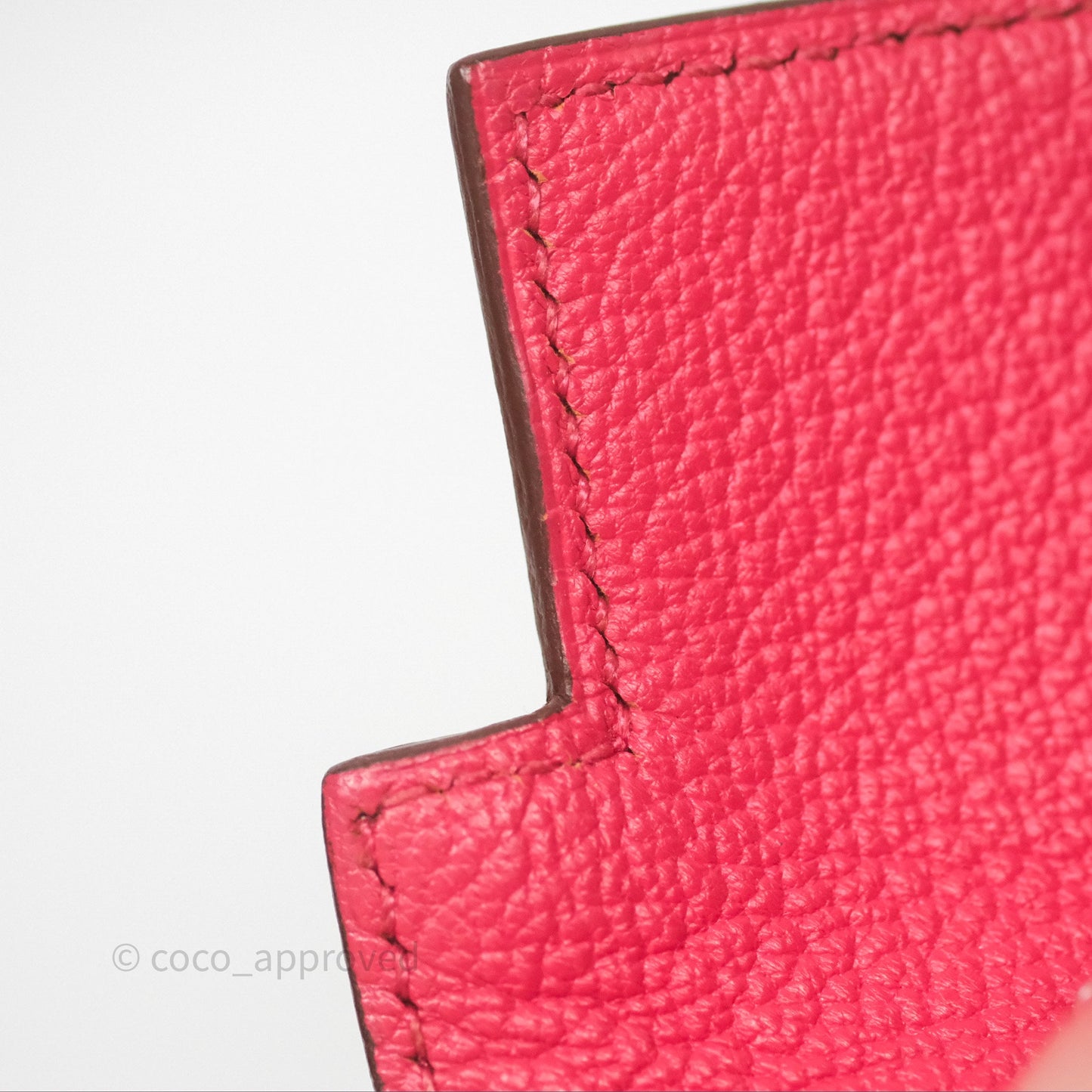 Hermès Kelly Wallet Pink Chevre Mysore Palladium Hardware