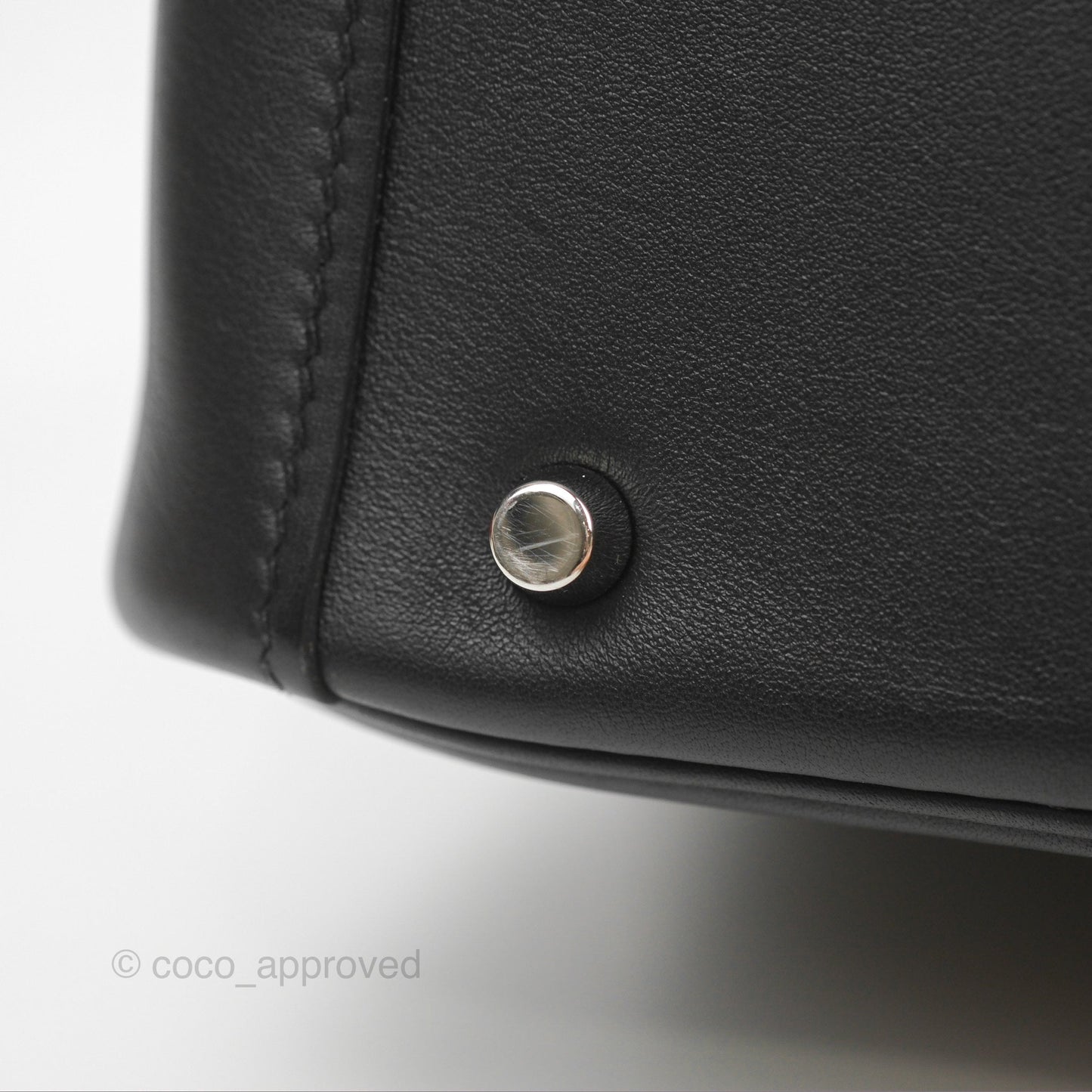 Hermès Mini Lindy 20 Back Swift Palladium Hardware