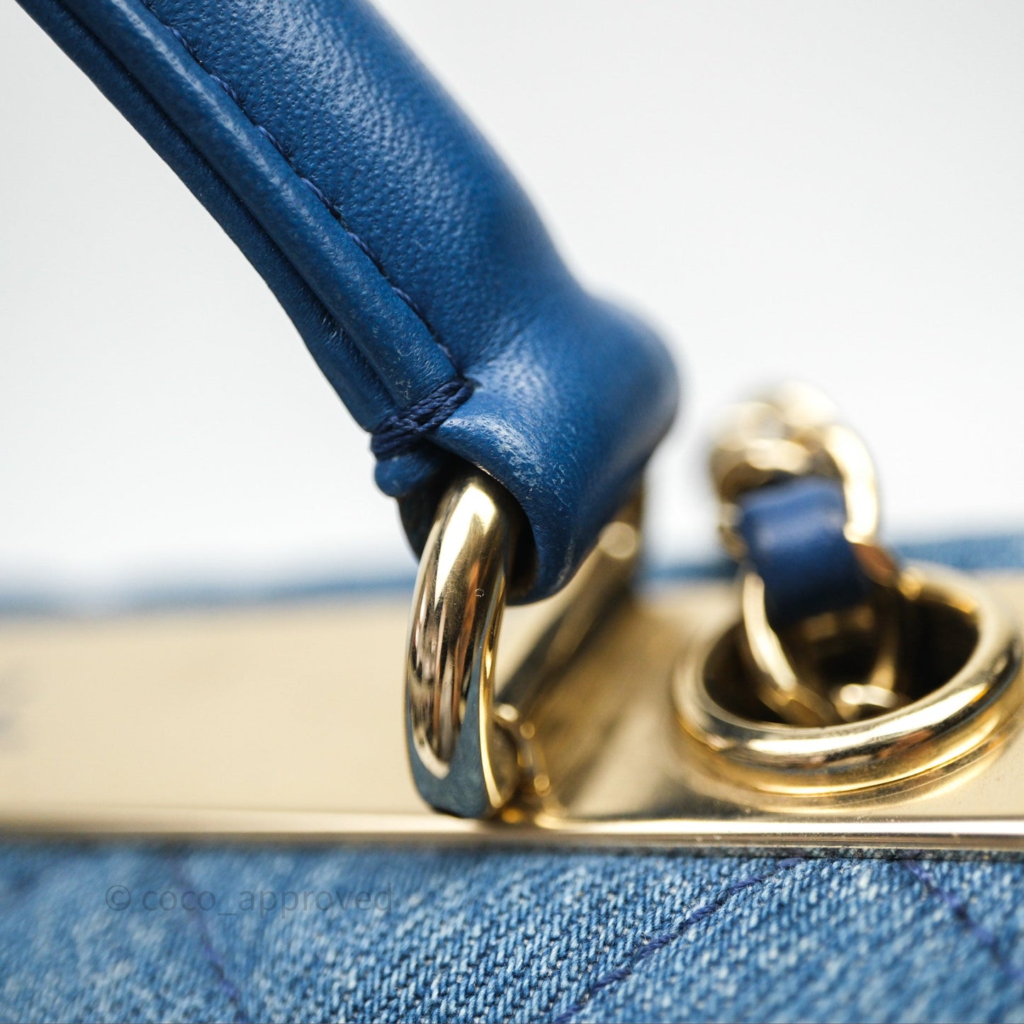 Chanel Small Trendy CC Denim Gold Hardware