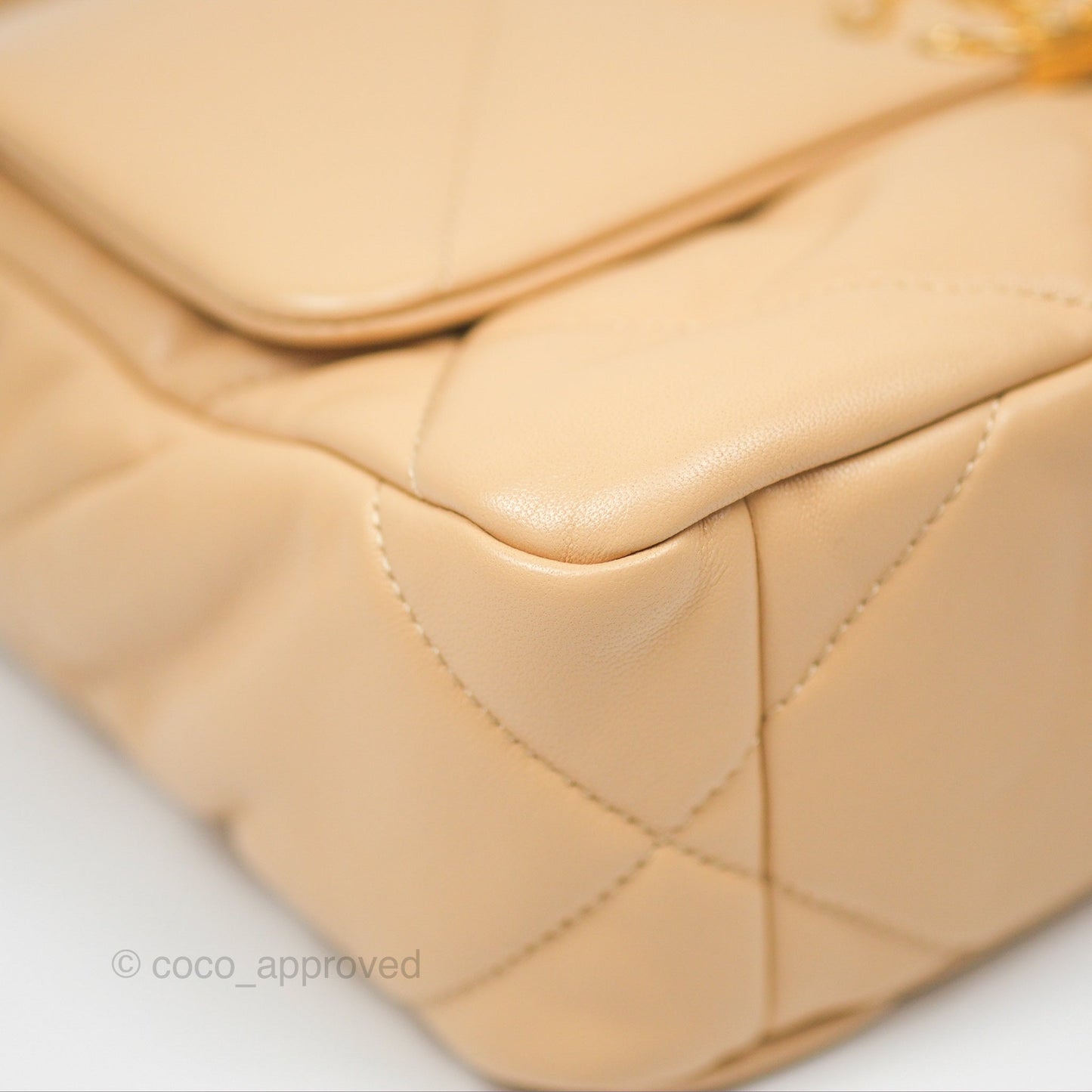 Chanel 19 Small Beige Mixed Hardware 22C
