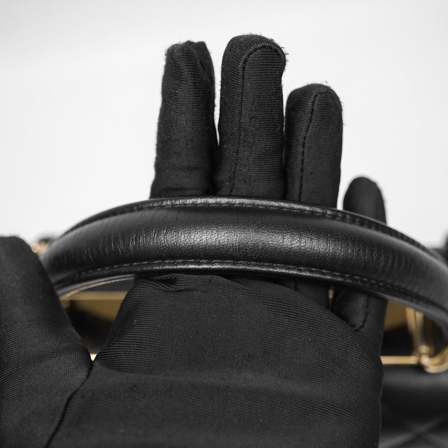 Chanel Small Trendy CC Black Lambskin Gold Hardware