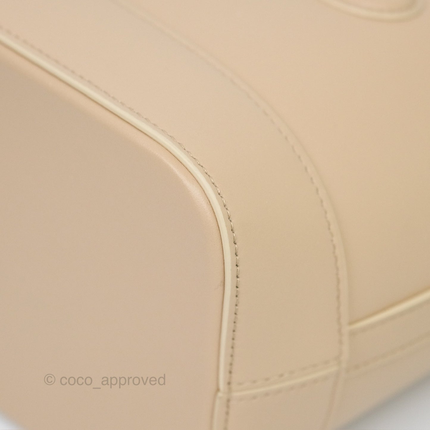 Celine Small Bucket Cuir Triomphe Calfskin Nude
