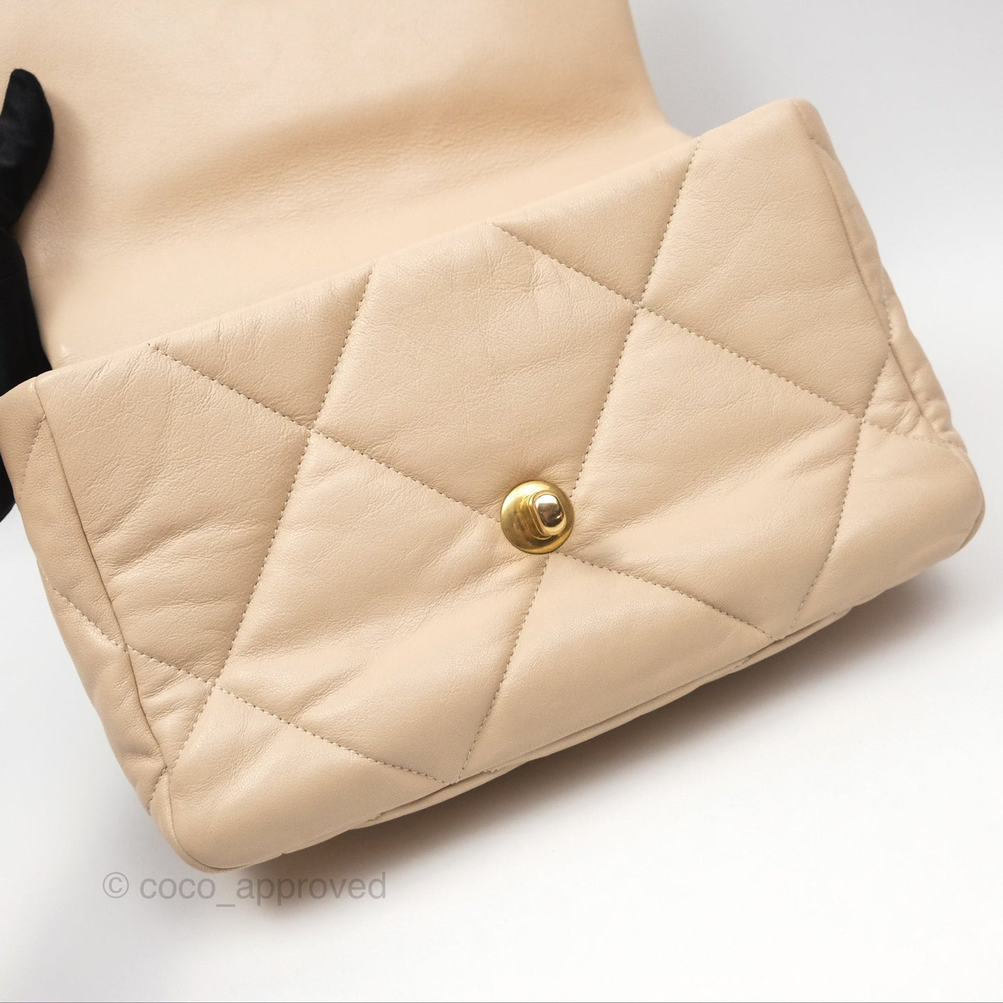 Chanel 19 Small Beige Mixed Hardware
