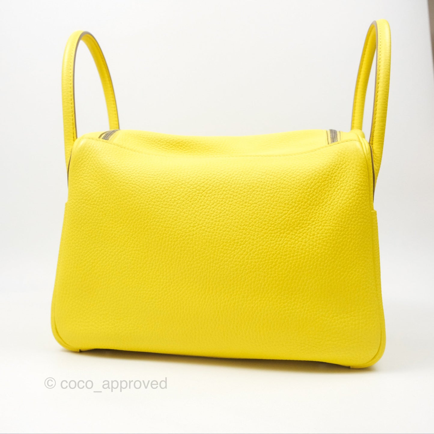 Hermès Lindy 30 Celemence Lime 9R Palladium Hardware
