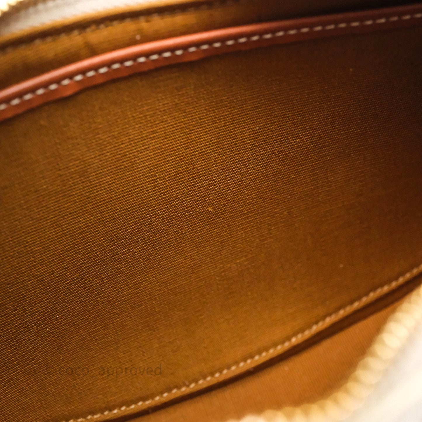 Celine Ava Bag In Triomphe Canvas Calfskin Grege