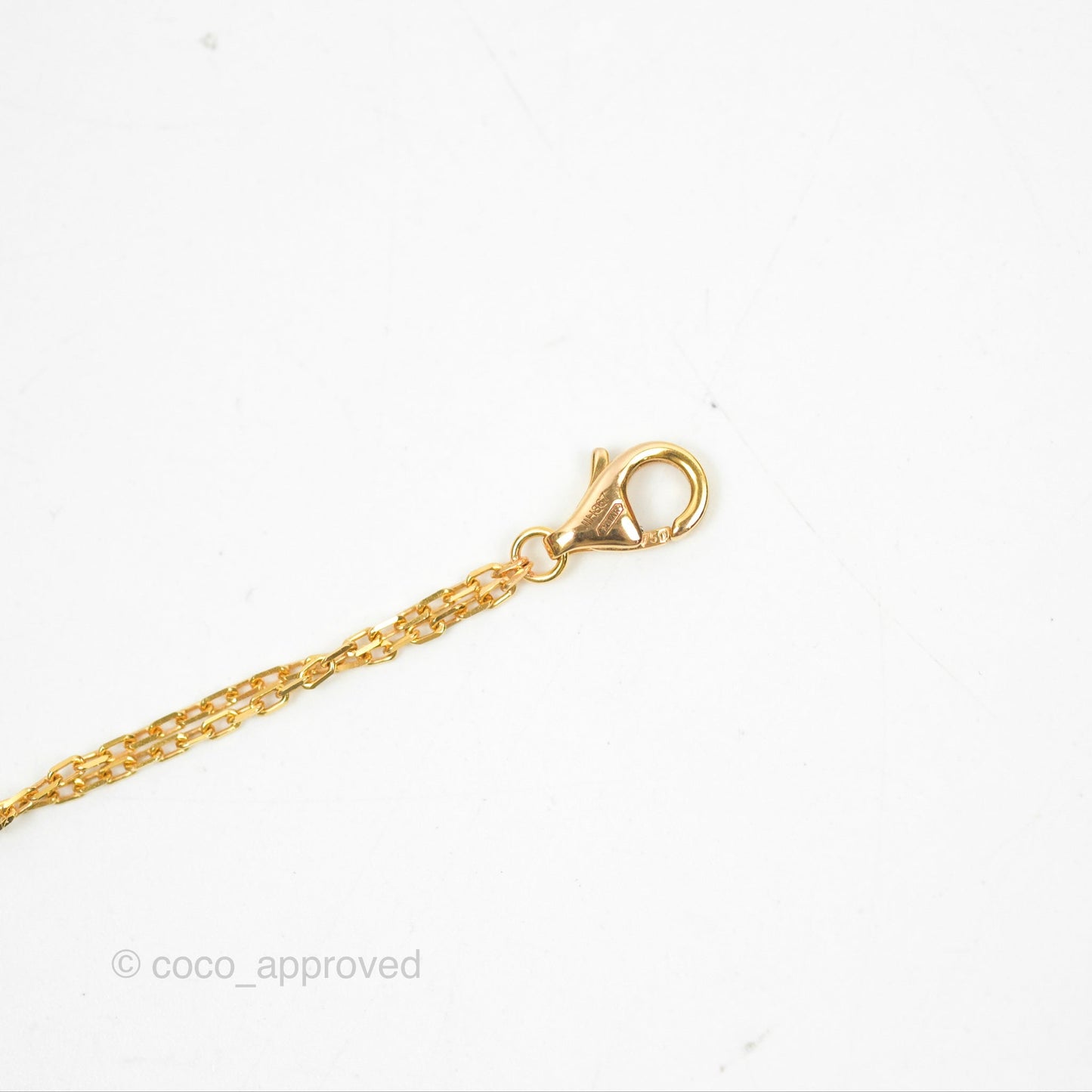 Cartier Love Necklace Rose Gold 2 Diamonds