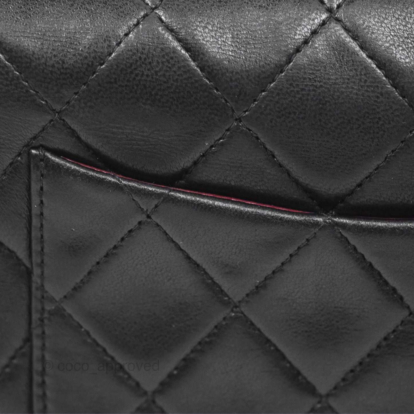 Chanel Vintage Mini Square Black Lambskin 24K Gold Hardware