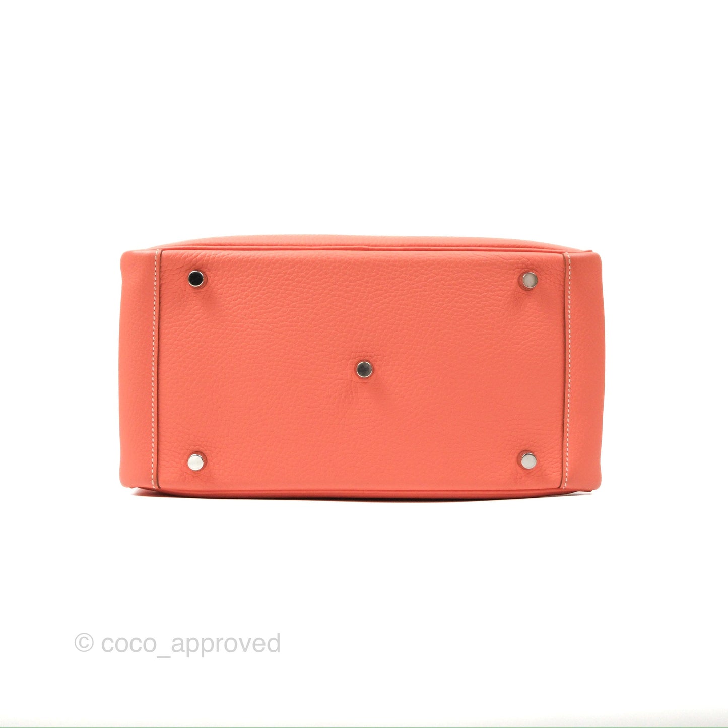 Hermès Lindy 30 Flamingo Clemence Palladium Hardware
