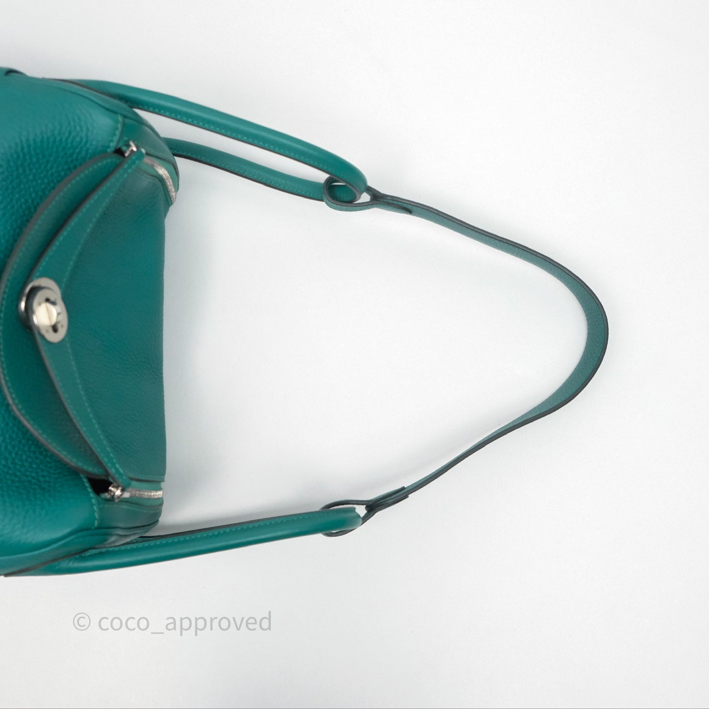 Hermès Lindy 26 Vert Verone U1 Clemence Palladium Hardware