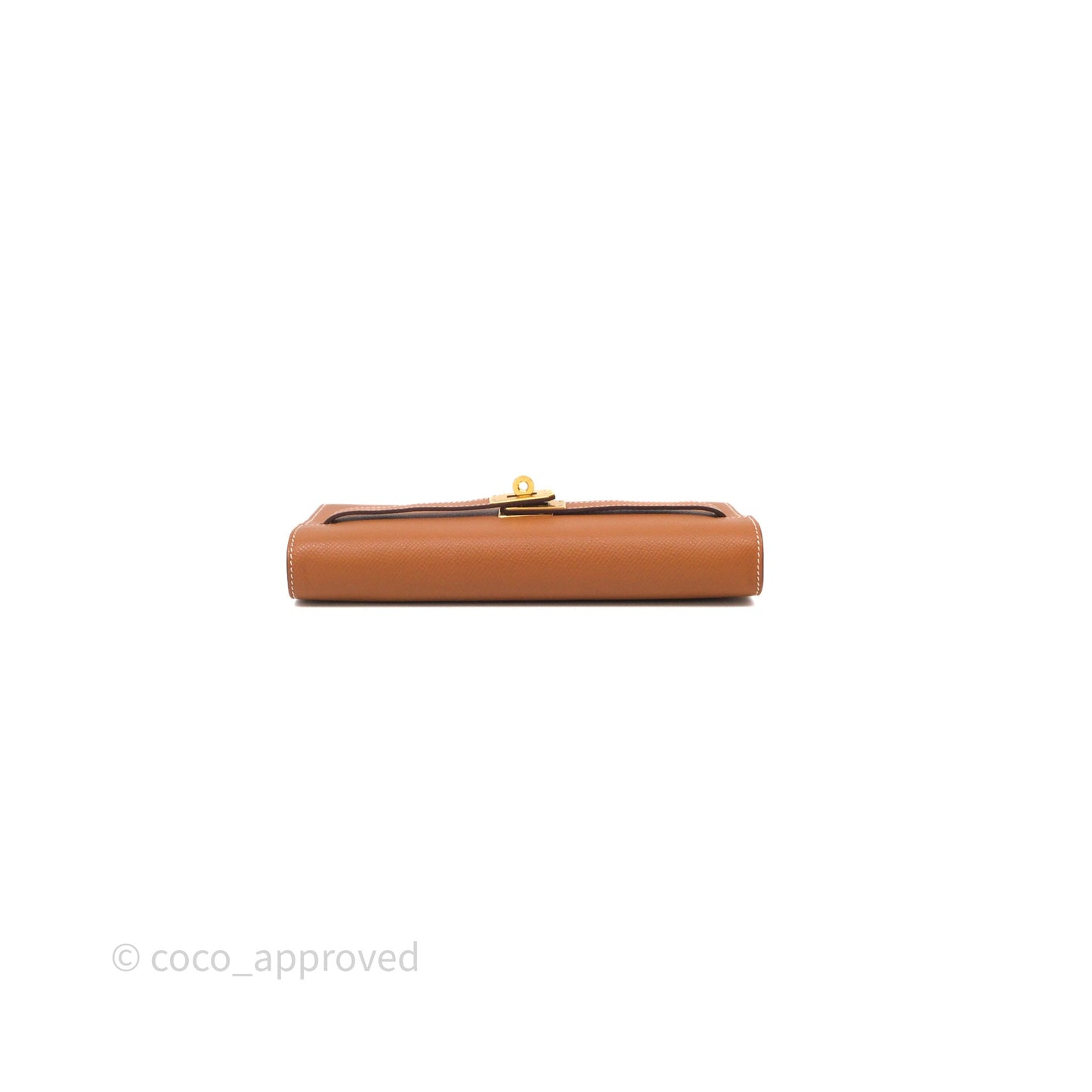 Hermès Kelly To Go Wallet Gold 37 Epsom Gold Hardware