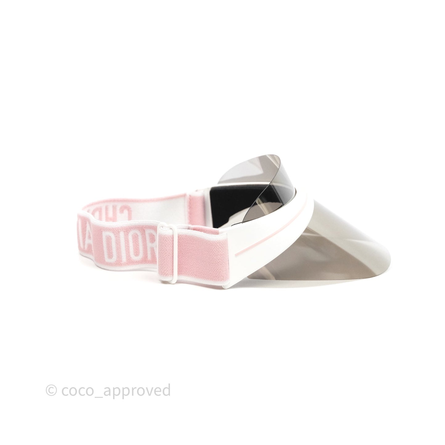 Christian Dior Diorclub Pink White Sun Visor