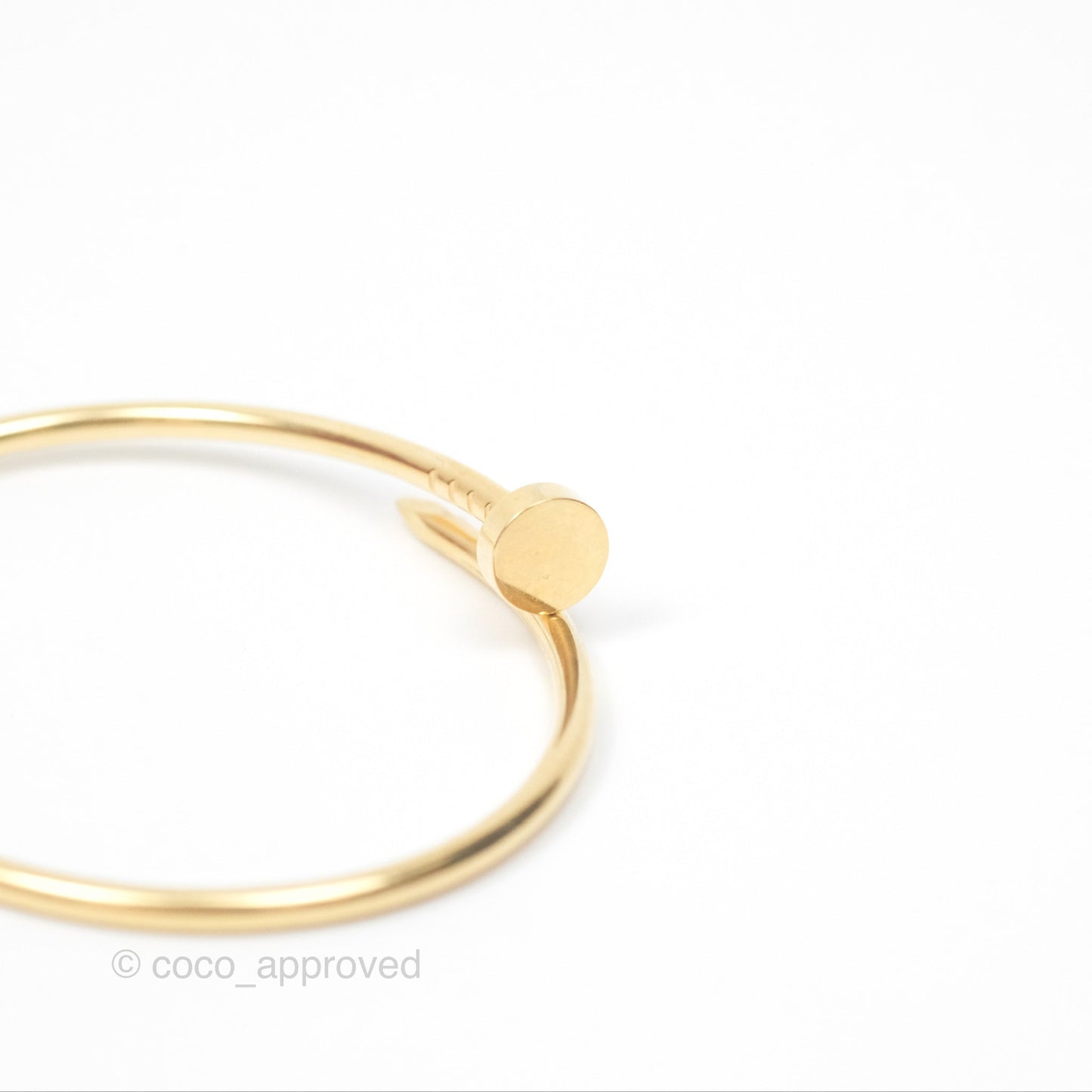 Cartier Small Juste Un Clou Bracelet 18K Yellow Gold