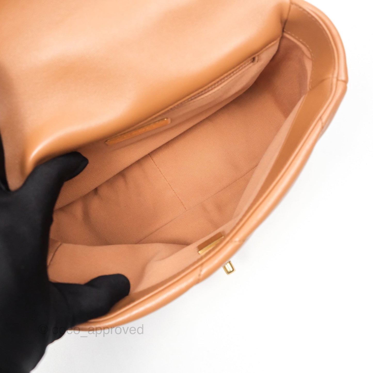 Chanel 19 Small Caramel Brown Mixed Hardware 21A