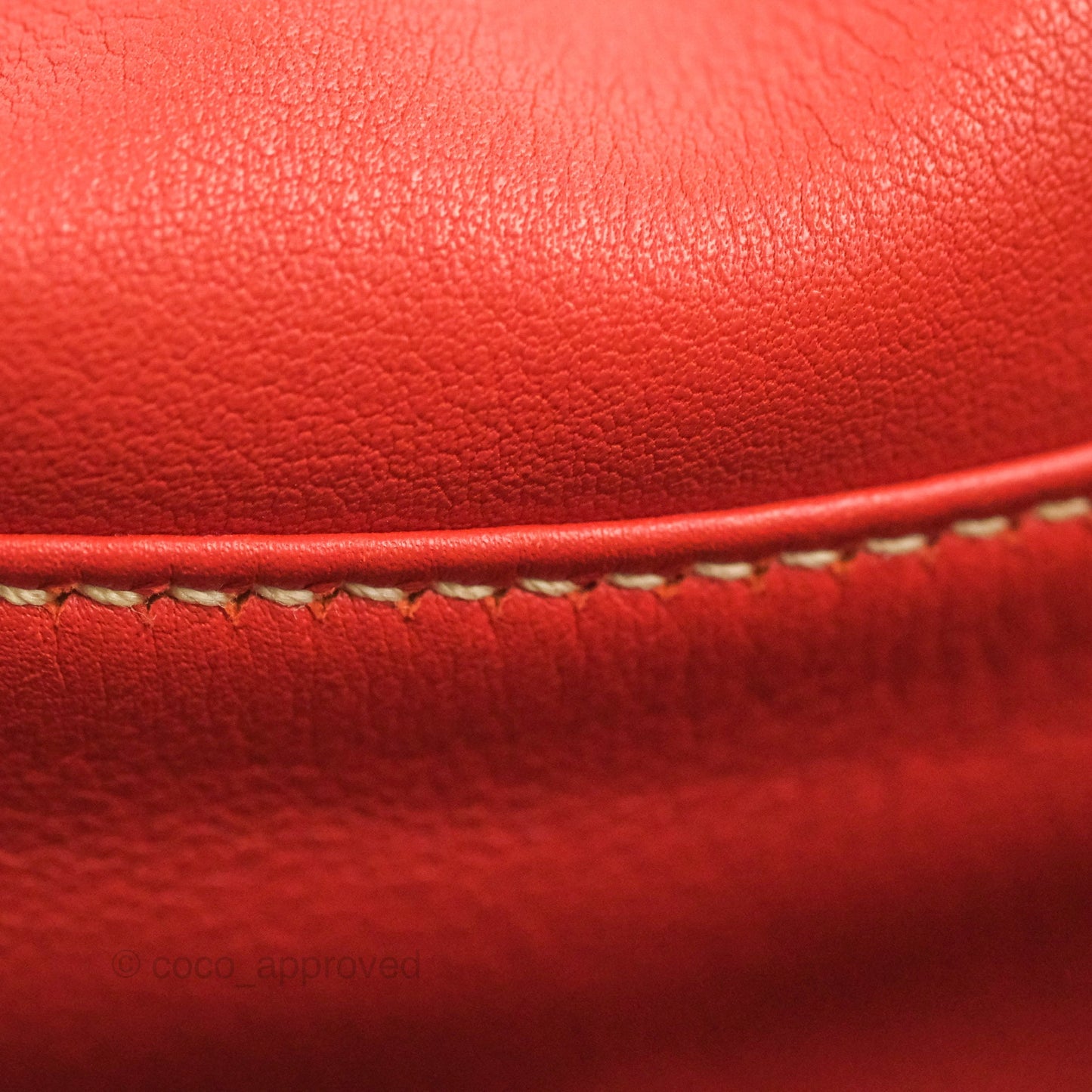 Hermès Lindy 30 Sanguine 9M Swift Palladium Hardware