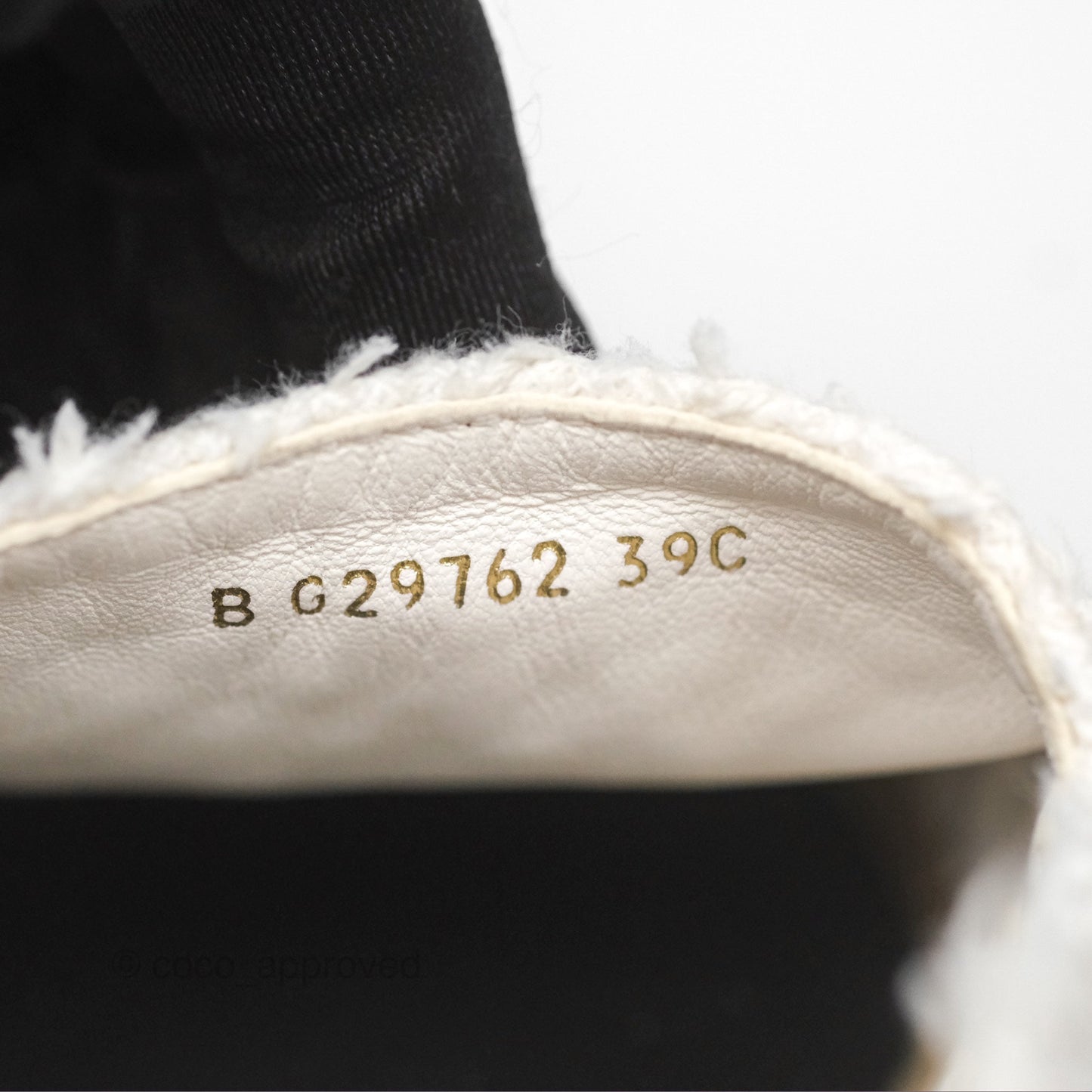 Chanel Espadrille Black White Tweed Size 39