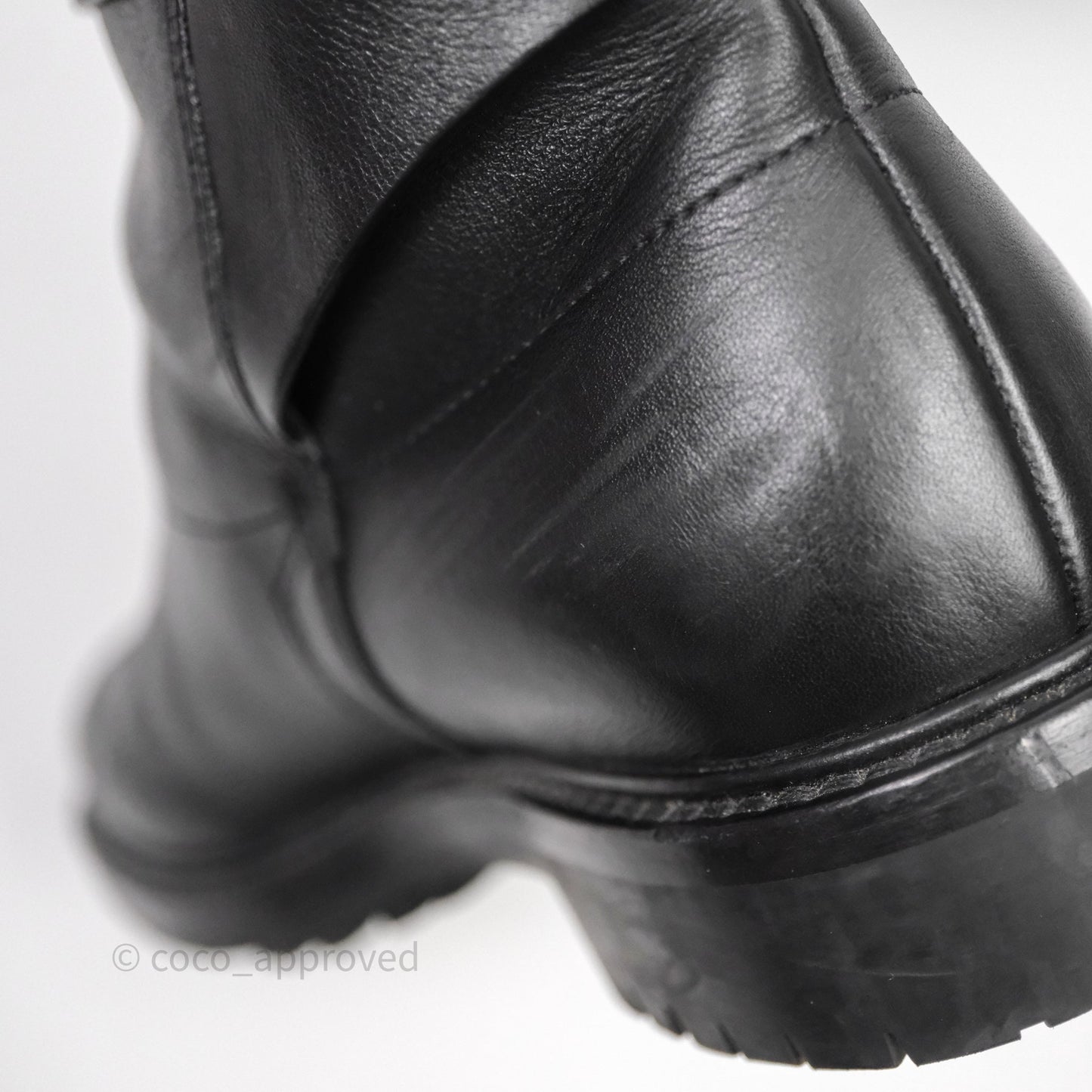 Christian Dior Empreinte Ankle Boot Black Calfskin