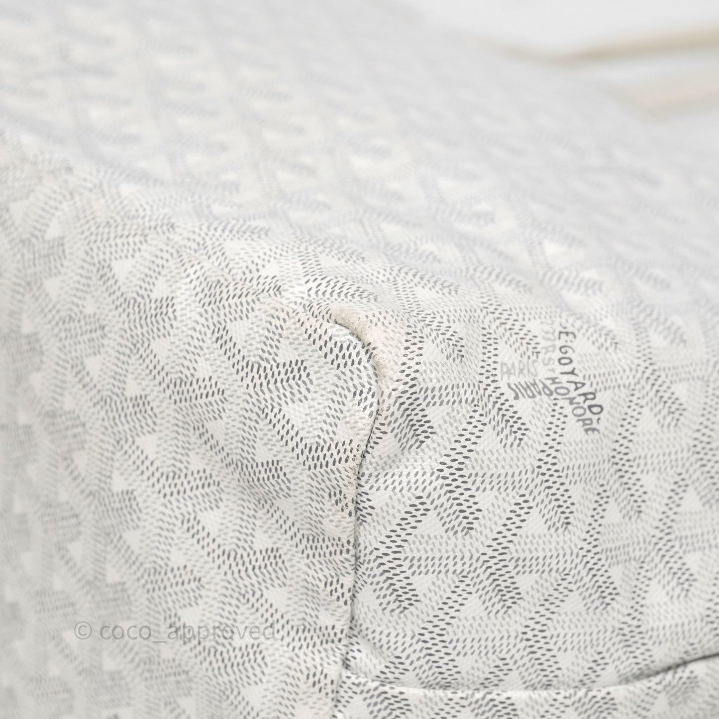 Goyard St Louis Tote PM White