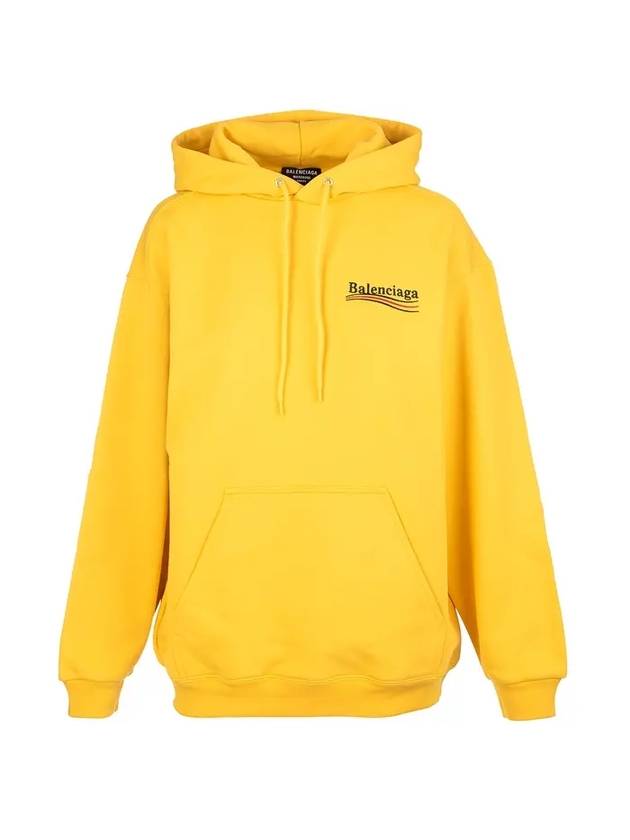 Luxury Balenciaga Political Campaign Medium Fit Hoodie Yellow