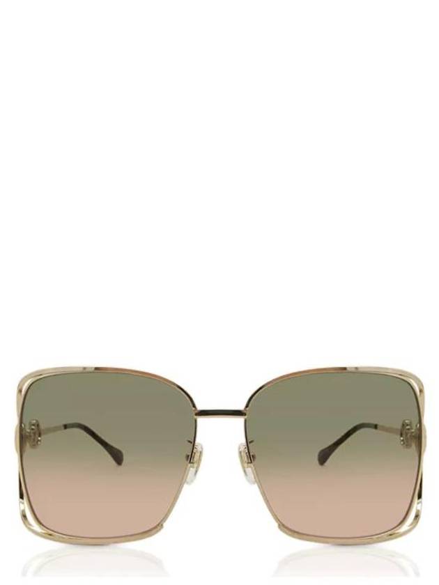 Luxury Gucci Trending 2025 Eyewear Square Metal Sunglasses