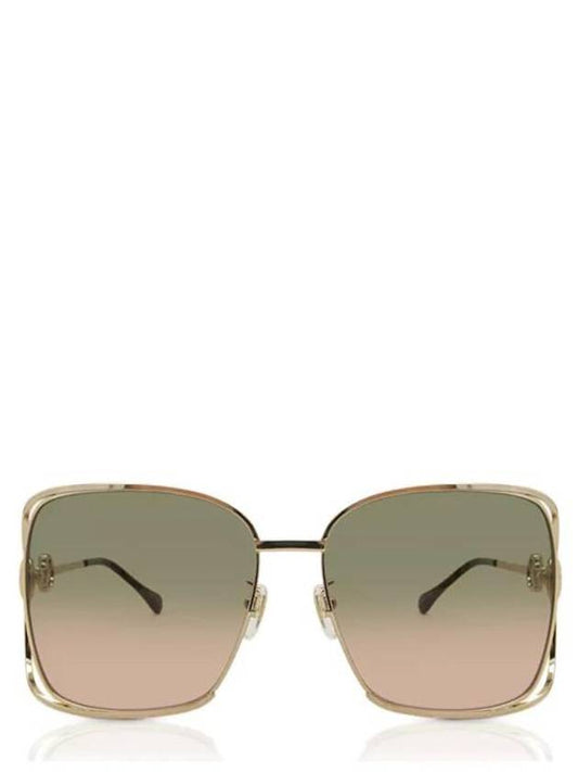 Luxury Gucci Trending 2025 Eyewear Square Metal Sunglasses