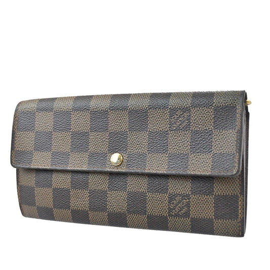 Louis Vuitton Porte Monnaie Cit  Canvas Wallet  ()