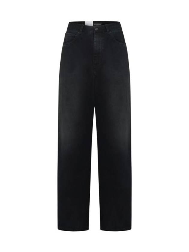 Luxury Balenciaga Denim Straight Pants 767977TNW111672 SUNBLEACHED BLACK